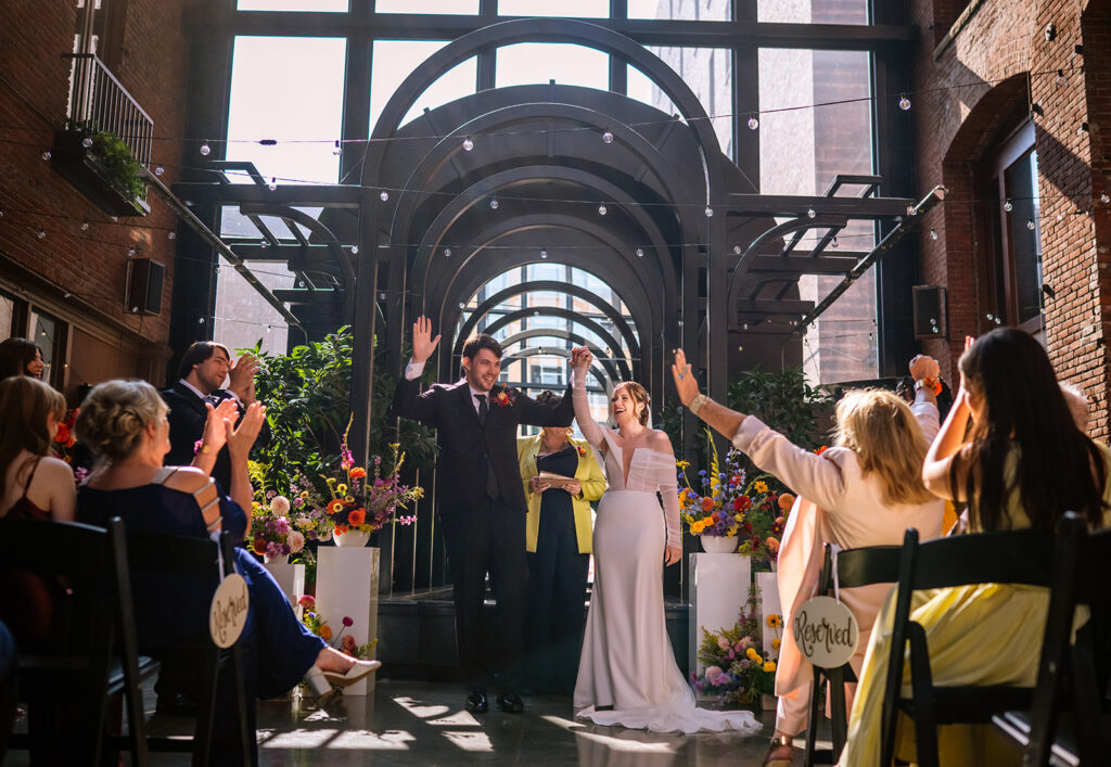 Couple announced bride and groom at europa wedding seattle